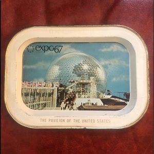 Vintage 1967 Expo tray